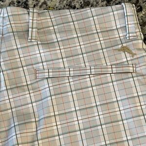 NWT Tommy Bahama Island Zone On Par Fairway Performance Golf Shorts Men 30 Plaid